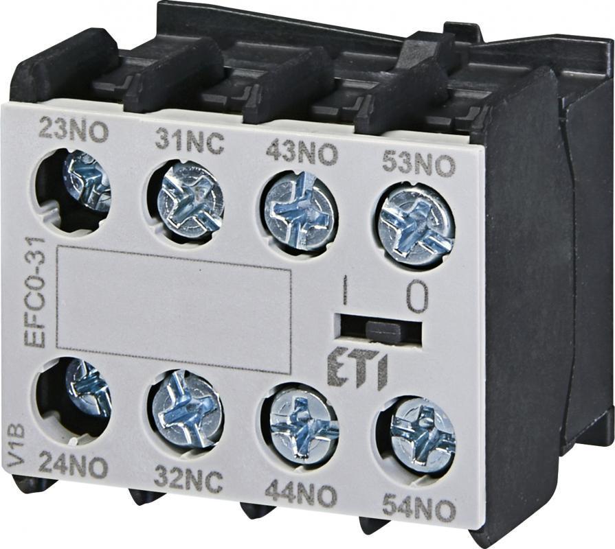 Контакт дополнительный ETI EFC0-31 3NO+1NC (4641526)