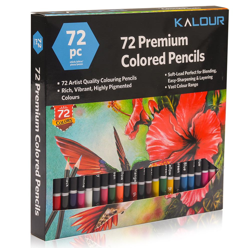 Набор цветных карандашей YOVER 72 цвета (YW-PCP072)