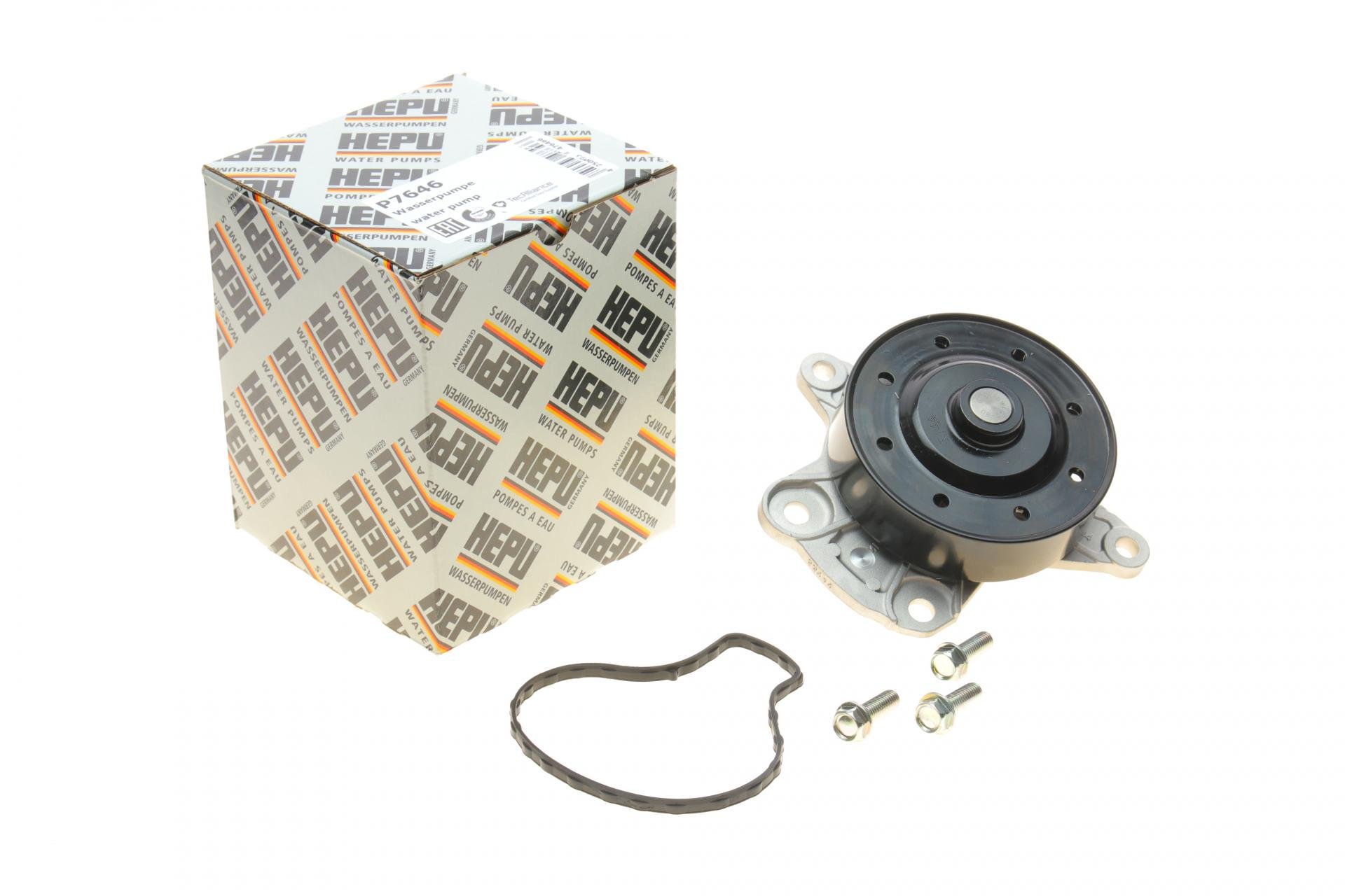 Помпа води Hepu Toyota Avensis/Auris/Corolla/Rav4 1.6/1.8/2.0 07- P7646 (25588912)