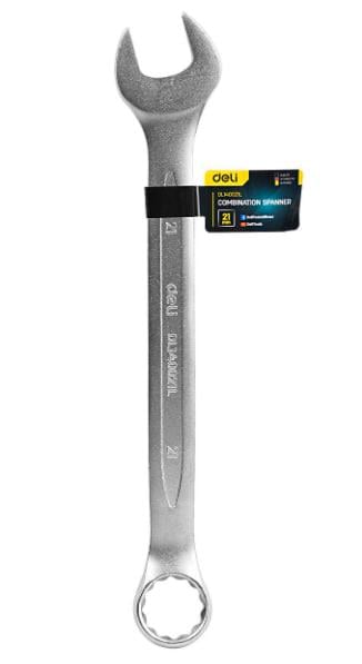 Ключ гаечный комбинированный Deli Tools DL140021L 21 мм (27206914)