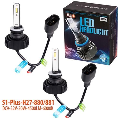 Лампы Pulso S1 PLUS H27-880 Led-chips CSP 9-32 V 2x20 W 4500 Lm 6500 K