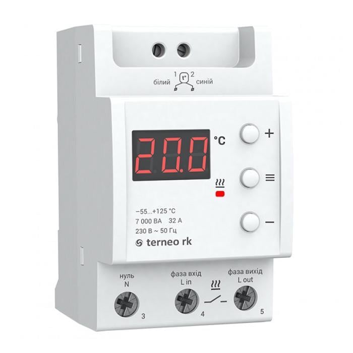 Терморегулятор електронний Terneo RK ELTIS Hot Line 32A (27872018) Терморегулятор електронний Terneo RK ELTIS Hot Line 32A (27872018)
