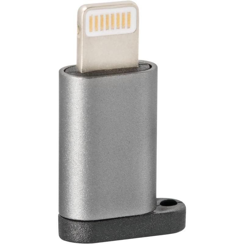 Адаптер Optima A3 MicroUSB Lightning Aluminium