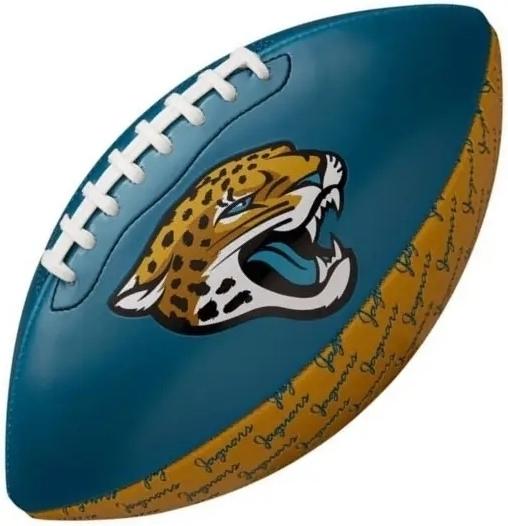 Мяч для американского футбола Wilson MINI NFL TEAM PEEWEE FB TEAM JACKSONVILLE JAGUARS р. 6 Бирюзово-коричневый (WTF1523XBJX)