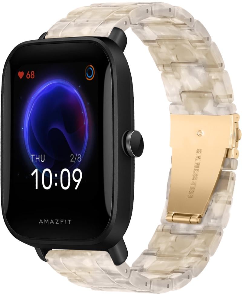 Ремінець із Cмоли Resin для Amazfit Bip U Pro Cream (28810-6E)