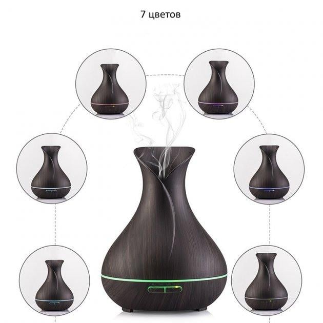 Аромадиффузор ультразвуковой 500 мл с LED подсветкой - фото 2