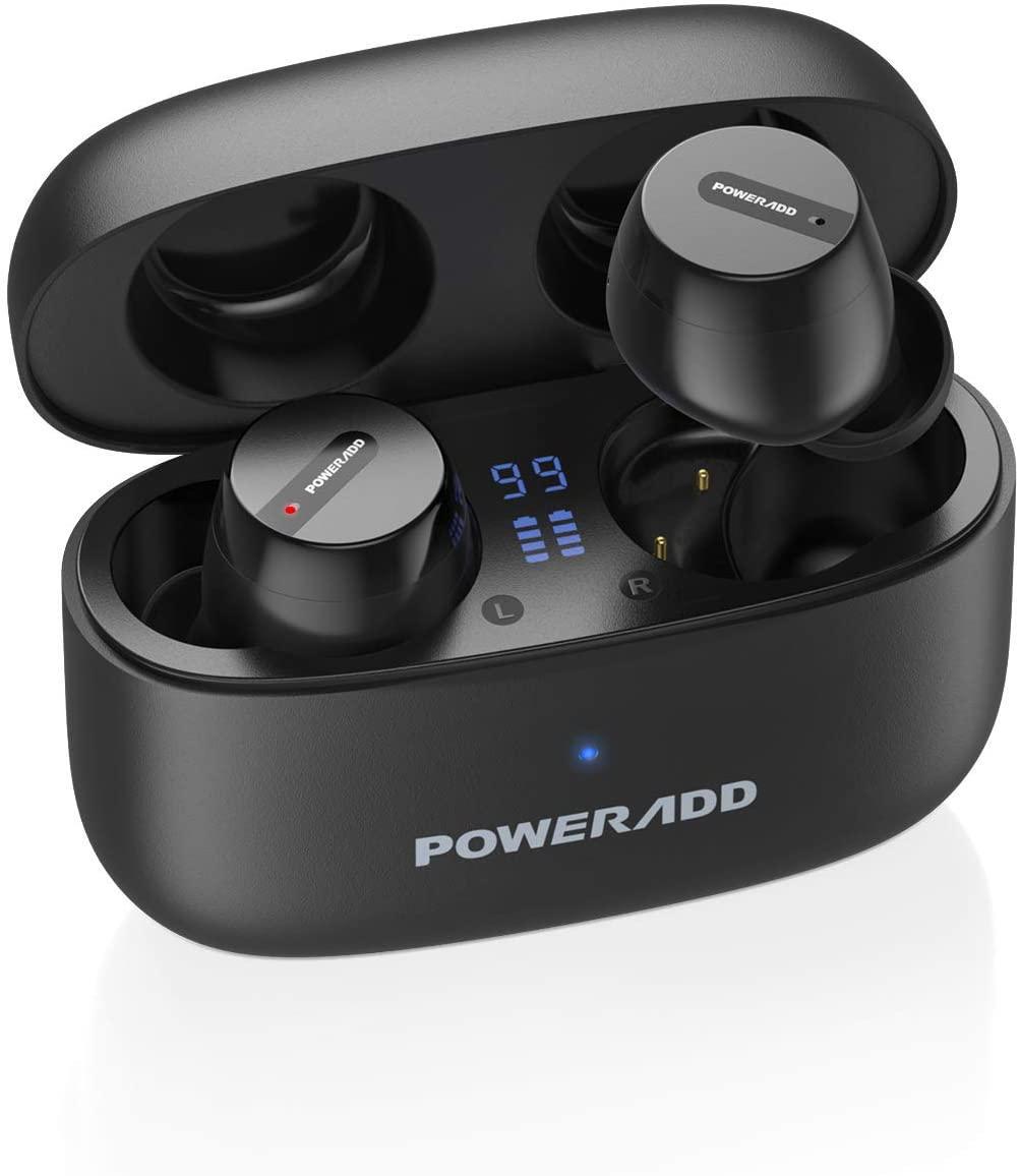 Наушники беспроводные вкладыши PowerAdd Gifeel S12 Bluetooth Черный (1525977569)