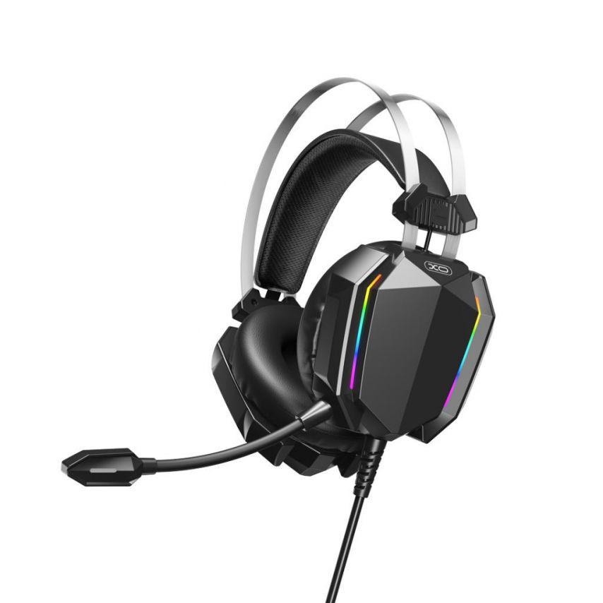 Наушники XO GE-07 игровые RGB Black Наушники XO GE-07 игровые RGB Black