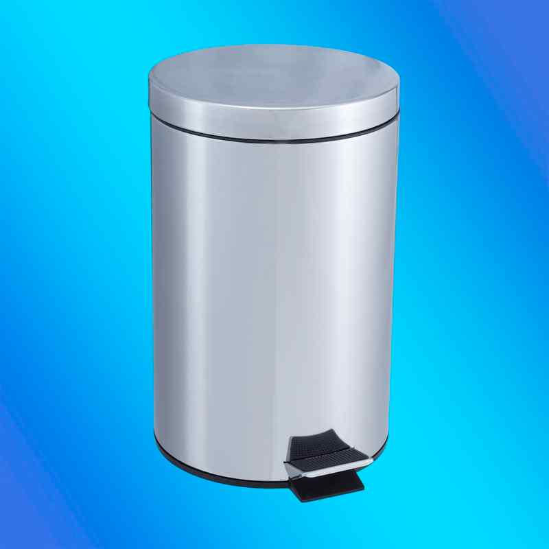 Ведро для мусора JOFEL с педалью 12 л Нержавеющая сталь (AL72012C) - фото 2