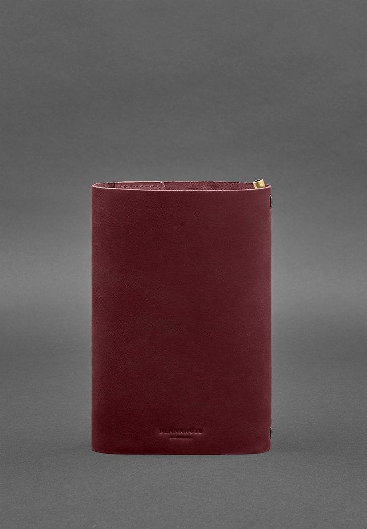 Блокнот шкіряний Софт-бук 7.0 Crazy Horse Бордовий (A-026792) - фото 5