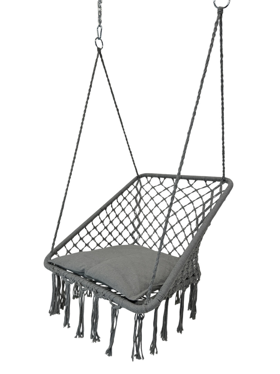 Кресло-качели садовые WCG с подушкой Графитовый (QNSW03GR) - фото 4