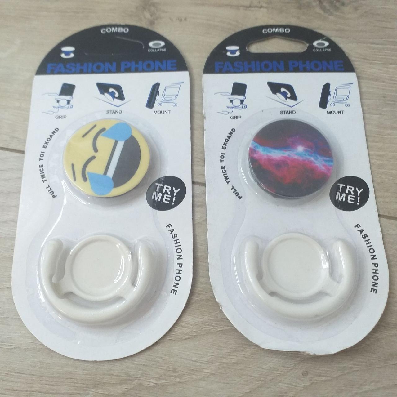 Попсокет держатель Fashion для 3D Combo 2 шт./1 уп. Белый (KG-10556) Попсокет держатель Fashion для 3D Combo 2 шт./1 уп. Белый (KG-10556)
