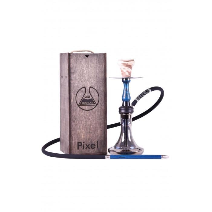 Кальян 2x2Hookah Pixel Blue dark (61016)