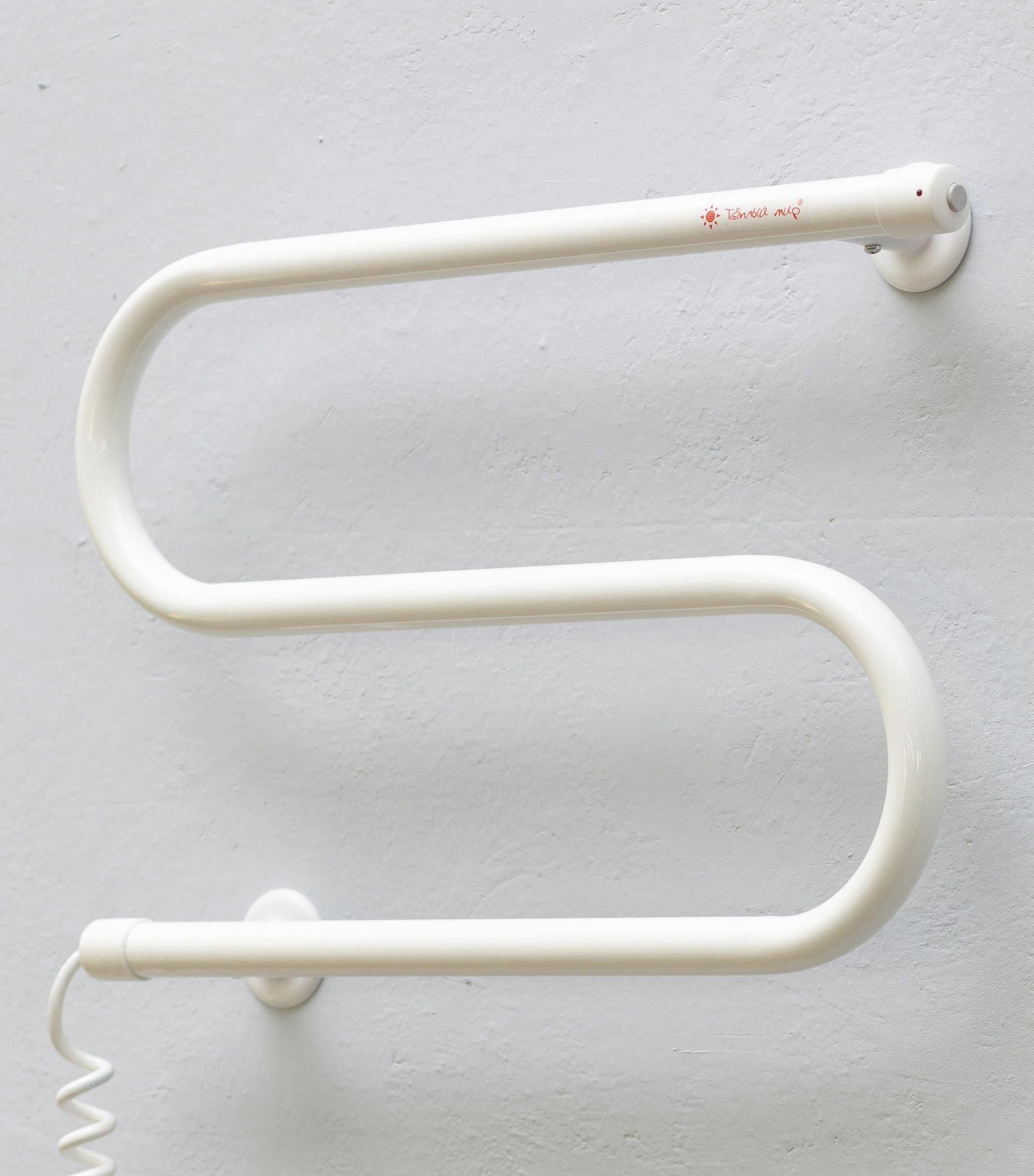 Полотенцесушитель электрический Теплый мир Змейка плюс левосторонний Белый (724978284)