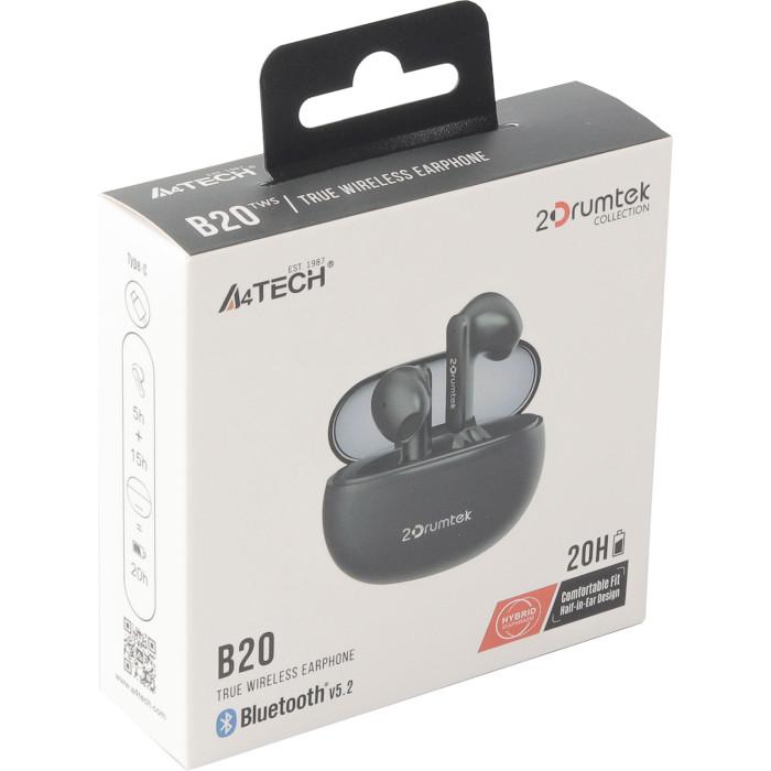 Наушники беспроводные A4Tech 2Drumtek B20 Ash Grey (26075808) - фото 6