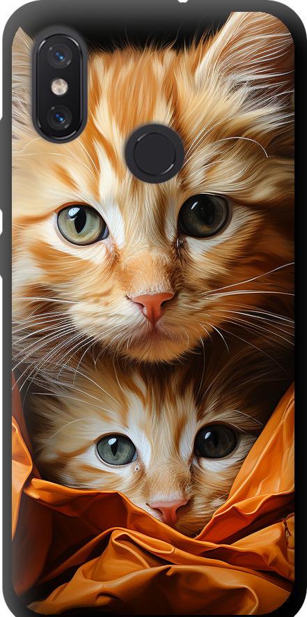 Чехол на Xiaomi Mi8 Котики 2 (5664b-1499-42517)