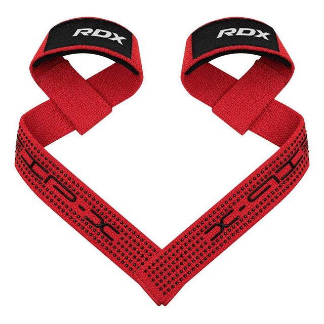 Лямки для тяги RDX S4 Gym Cotton Gel Straps Red Plus (A-013053)