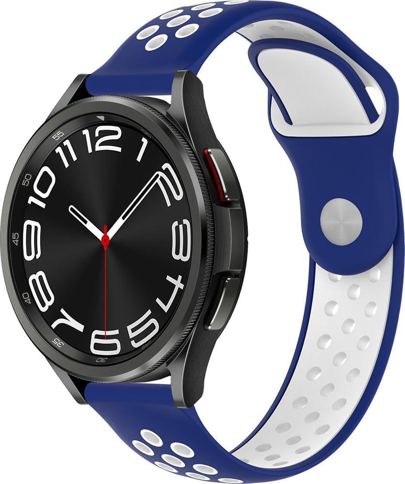 Ремінець Sport для Galaxy Watch 6 Classic 47 мм Blue/White (39251-62)