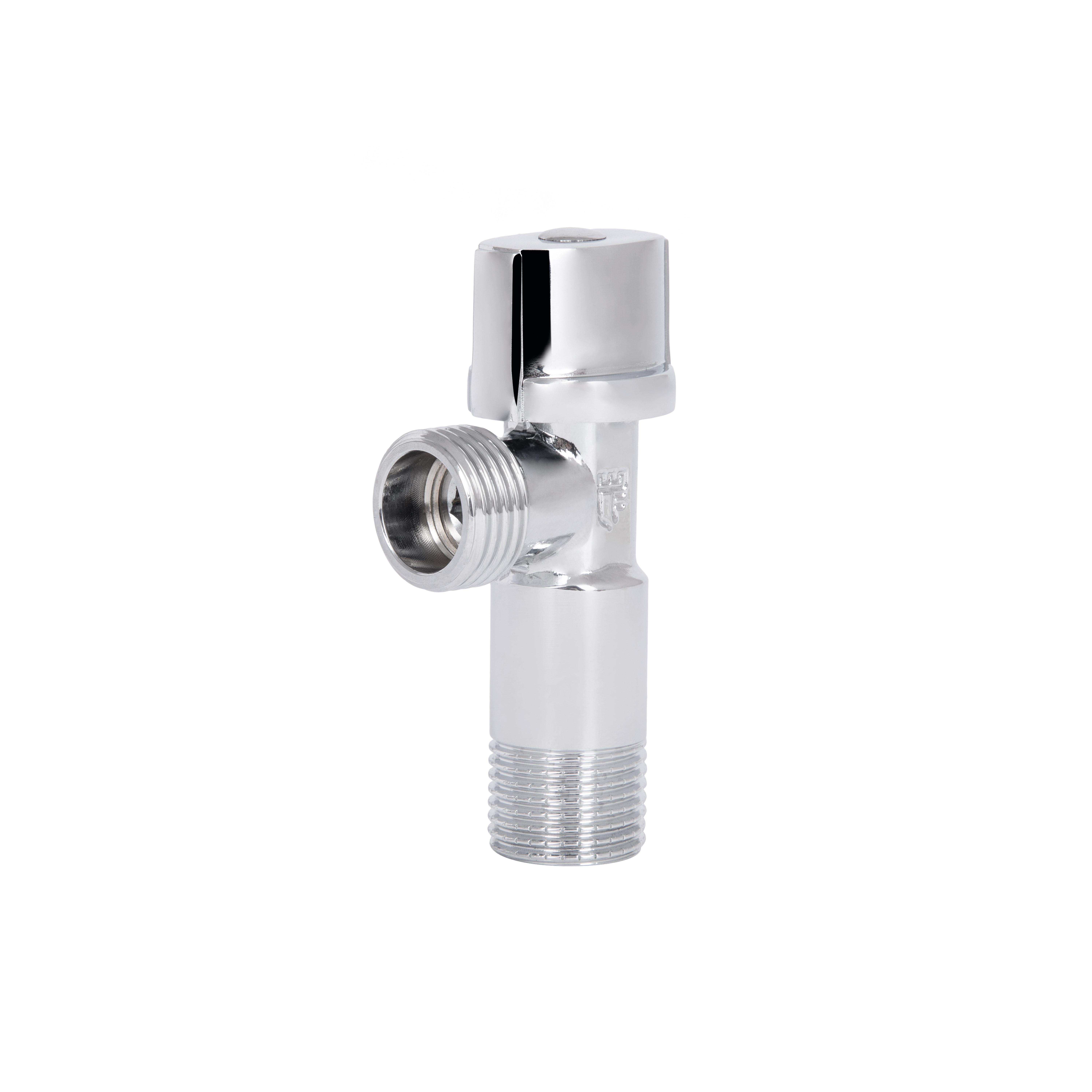 Кран шаровой Арко Thermo Alliance Standart 1/2"ЗЗ угловой для приборов Хром (SF340W1515)