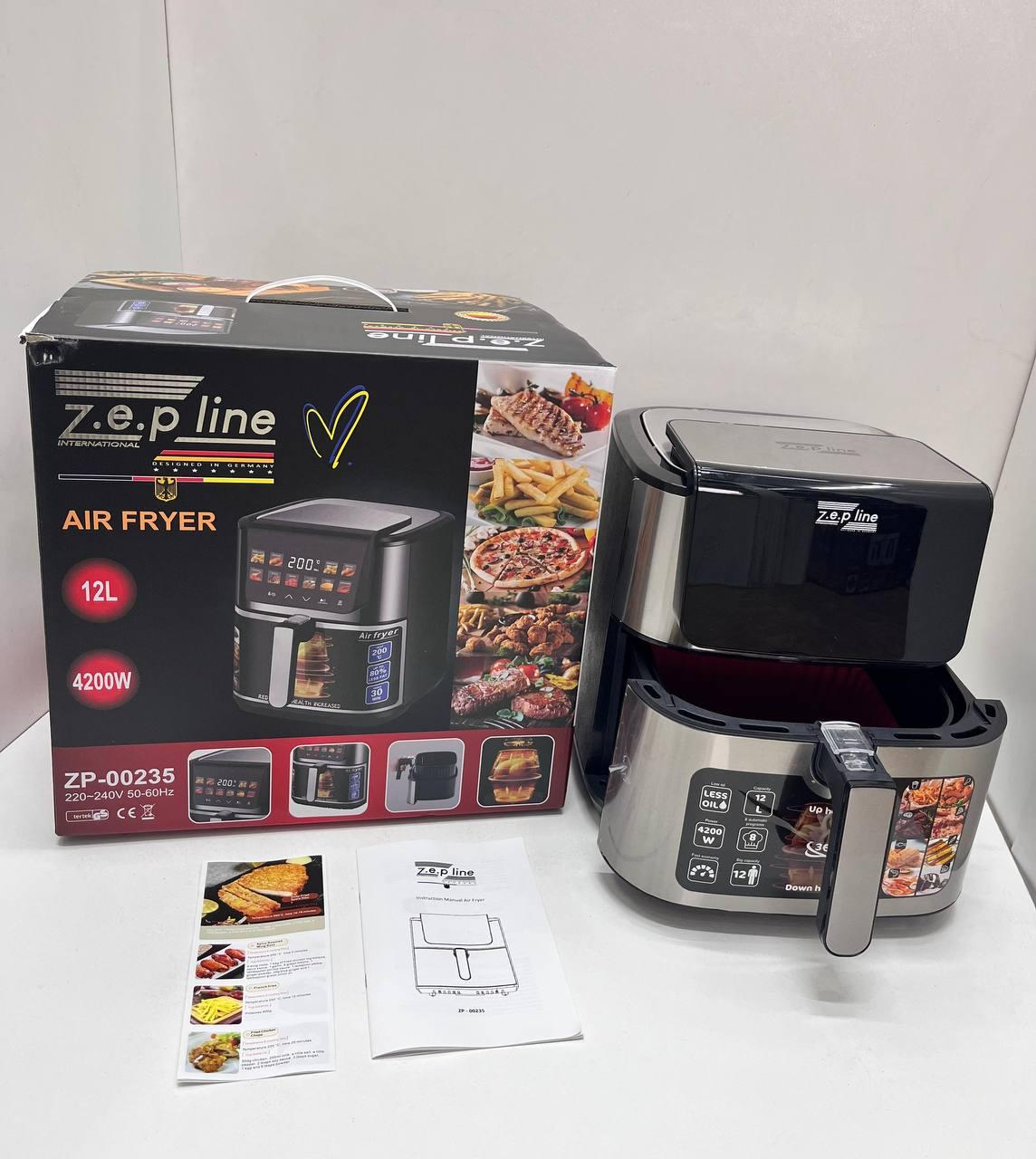 Фритюрница ZepLine ZP-00235 с двумя ТЭНами и силиконовой формой 12 программ 12 л 4200 Вт (2849264072)