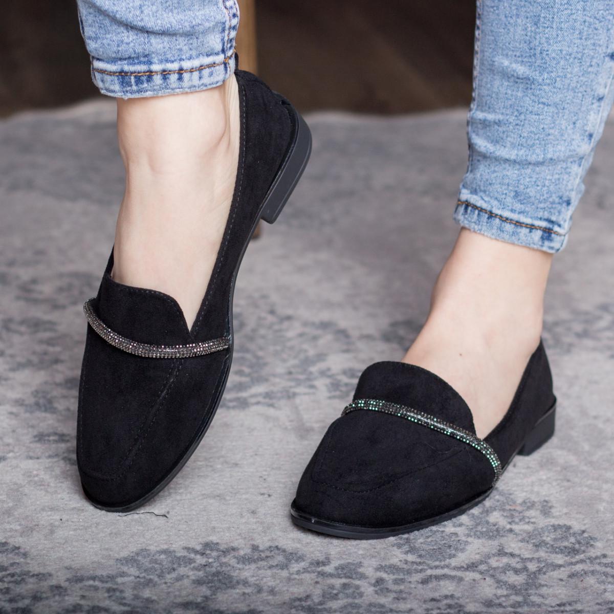 Туфли женские Fashion р. 37 24 см Черный (2832)