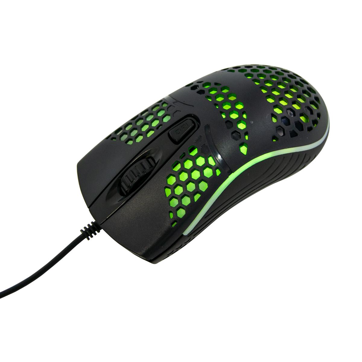 Мышка игровая Optical Mouse LED KW-10 (1010456-Black) - фото 4