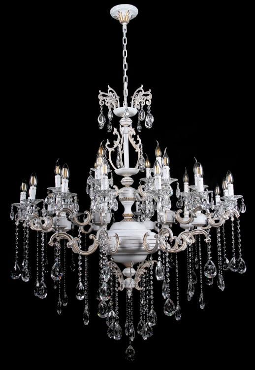 Люстра свеча Ray L68819/28 A+B W+G (IR007171) Люстра свеча Ray L68819/28 A+B W+G (IR007171)