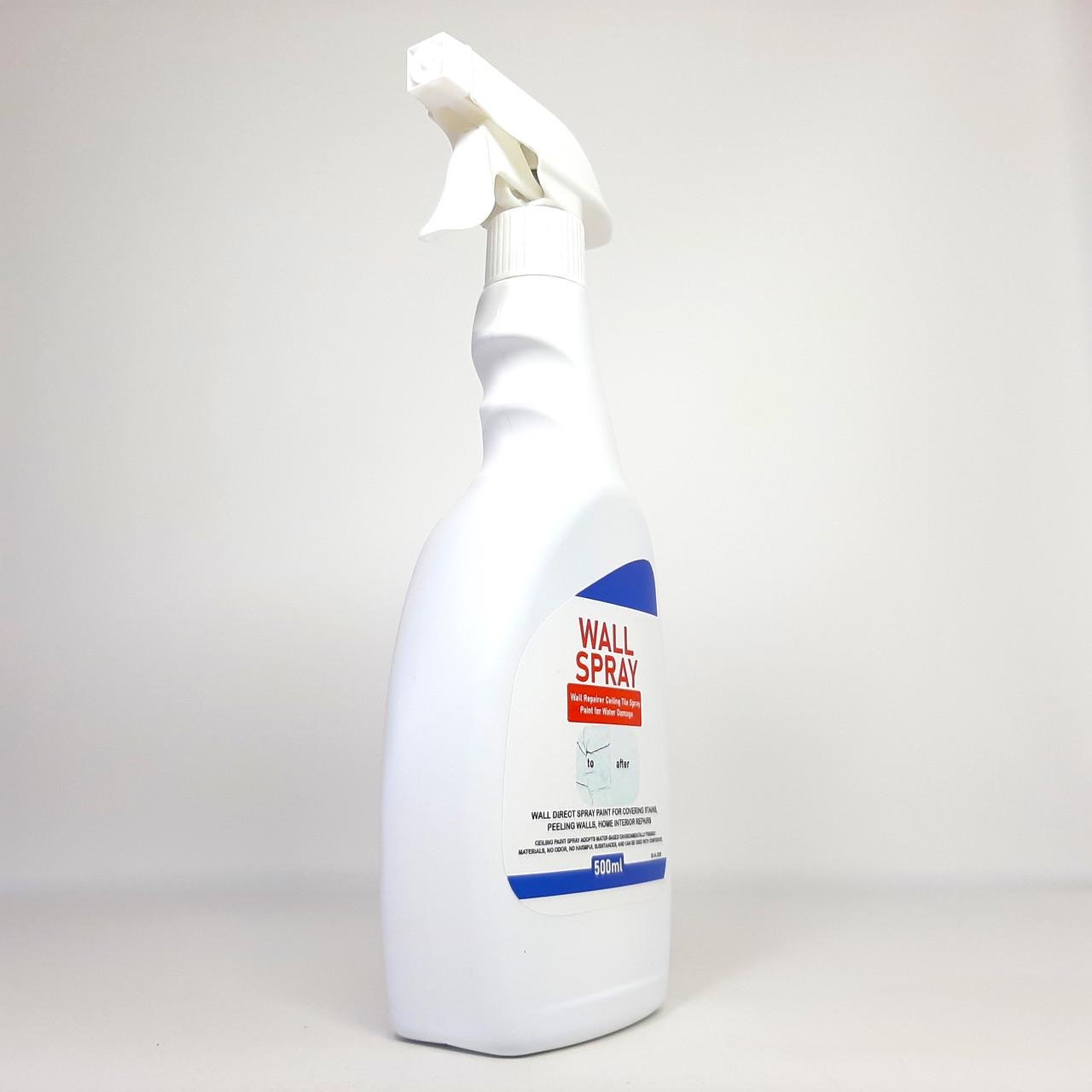 Фарба-спрей для стін і стелі Wall Spray без запаху для усунення плям і пошкоджень 500 мл (X-2141) - фото 3