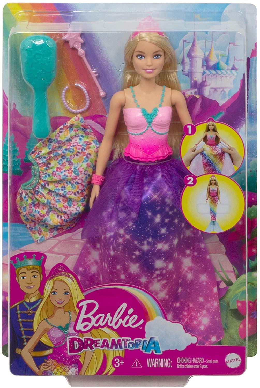 Лялька Barbie Dreamtopia 2в1 Princess to Mermaid Fashion (BR0203) - фото 5