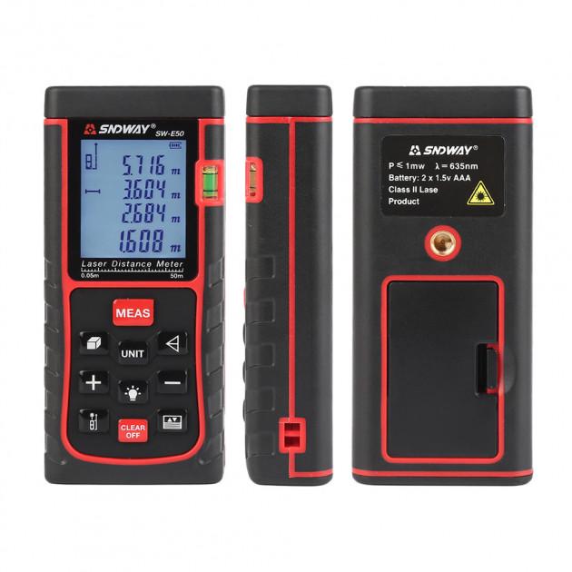Далекомір лазерний SNDWAY SW-E50 50 м - фото 6