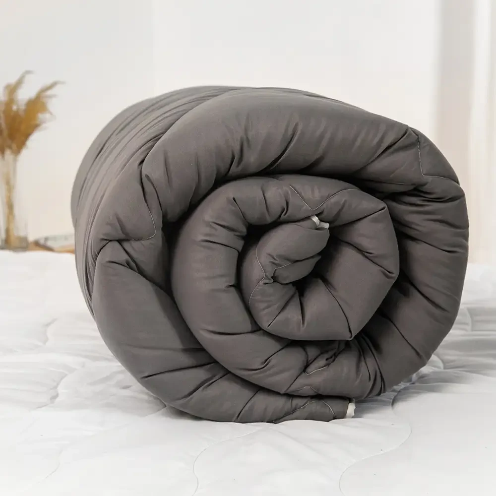 Одеяло FRIENDLY ALASKA Серый комбинированное антиаллергенное стеганое 180x205 см (1-00152_28733)