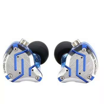 Наушники KZ ZS10 Pro с микрофоном glare Blue - фото 2