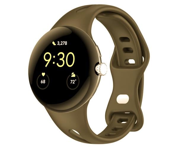 Ремінець Silicone для смарт-годинників Google Pixel Watch Сірий