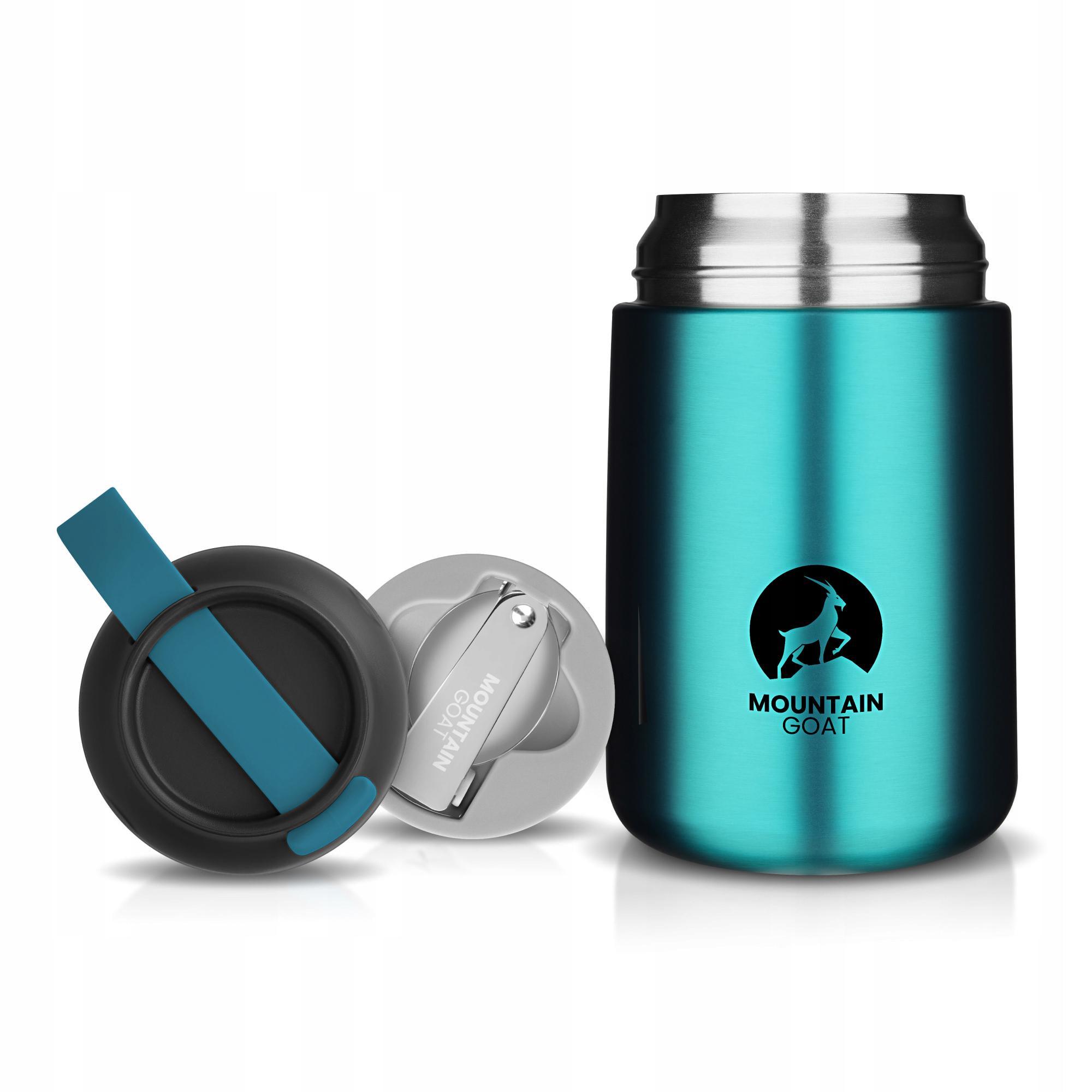 Термос для еды Mountain Goat с ложкой 0,72 л Blue (P-5905973406963) Термос для еды Mountain Goat с ложкой 0,72 л Blue (P-5905973406963)