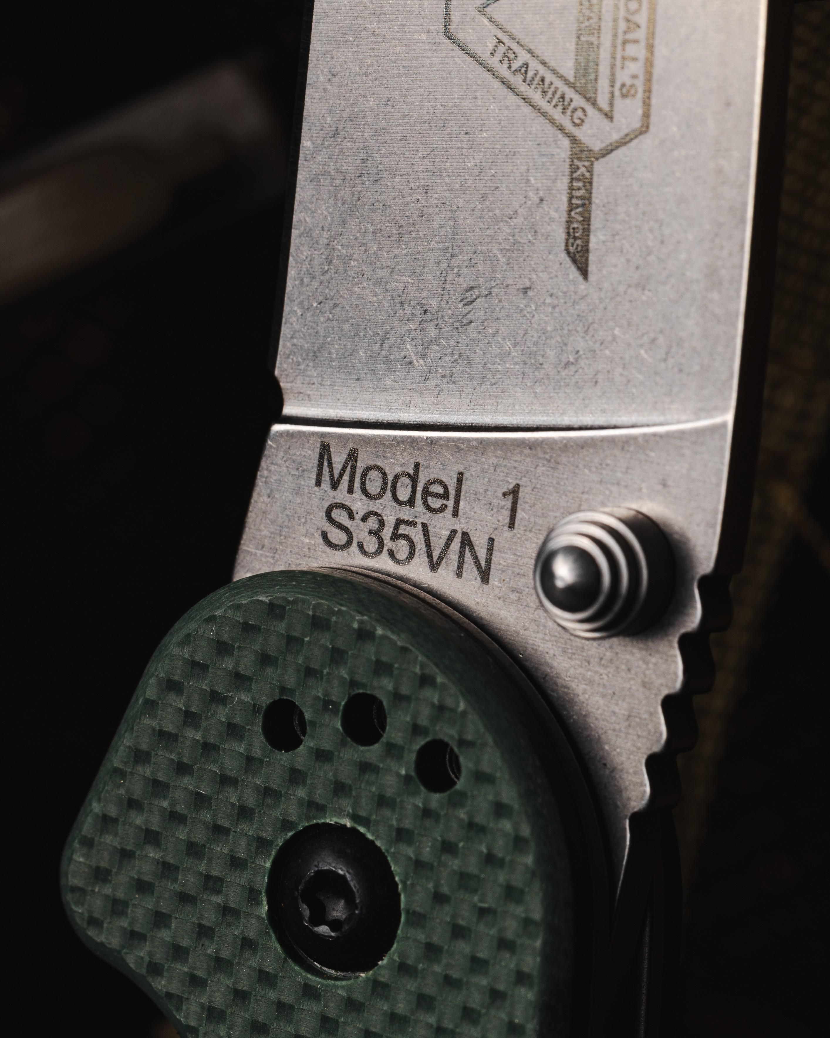 Ніж Ontario Rat Model 1 Forest Green G-10 S35VN Stonewash (8992) - фото 5