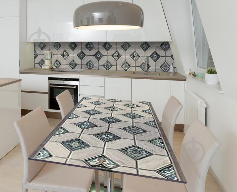 Наклейка 3Д виниловая на стол Zatarga «Арабеска» 600х1200 мм (Z184160st)