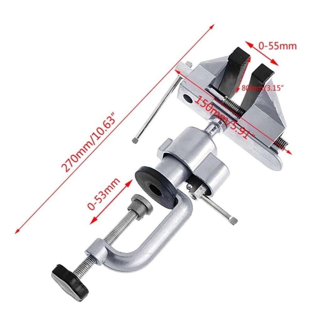 Мини тиски Bench Table Vise с винтовым зажимом - фото 3