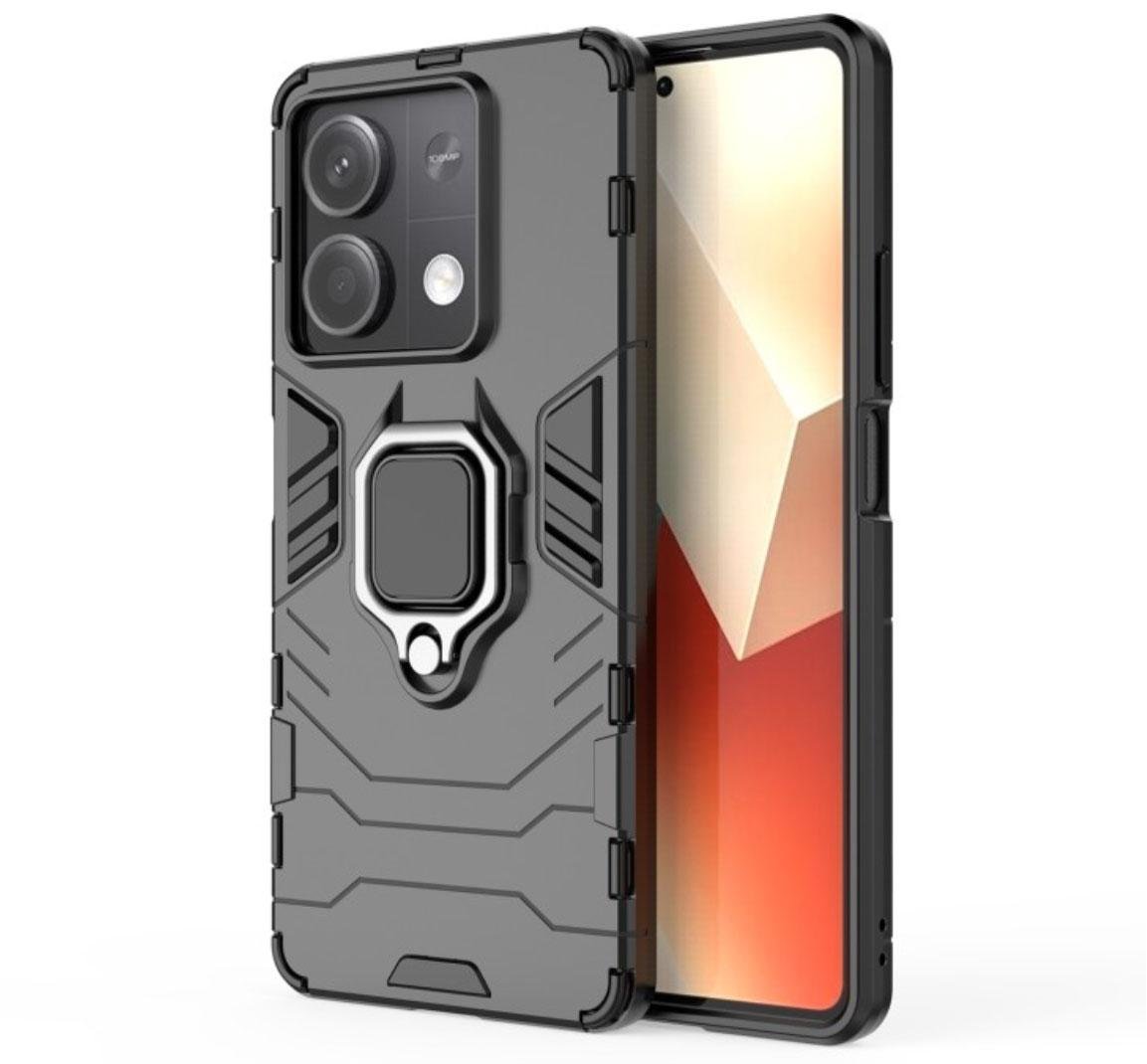 Чехол бампер Primolux Ring Armor для Xiaomi Redmi Note 13 5G - Black