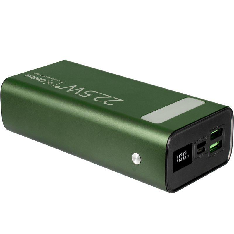 Повербанк Gelius Lightstone GP-PB300 30000 mAh QC+PD 22,5W Green (99988) - фото 6 Повербанк Gelius Lightstone GP-PB300 30000 mAh QC+PD 22,5W Green (99988) - фото 6