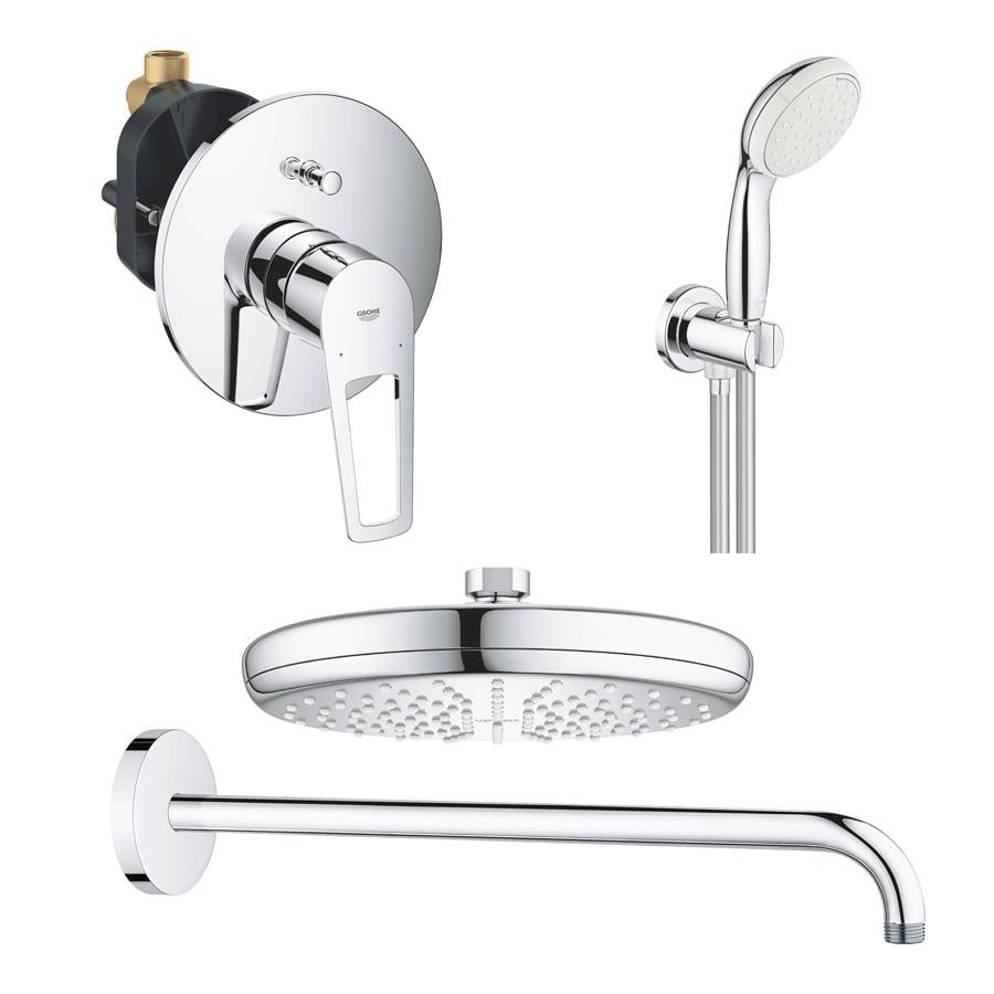 Душевая система скрытого типа Grohe BauLoop UA2908100A Хром (153200)