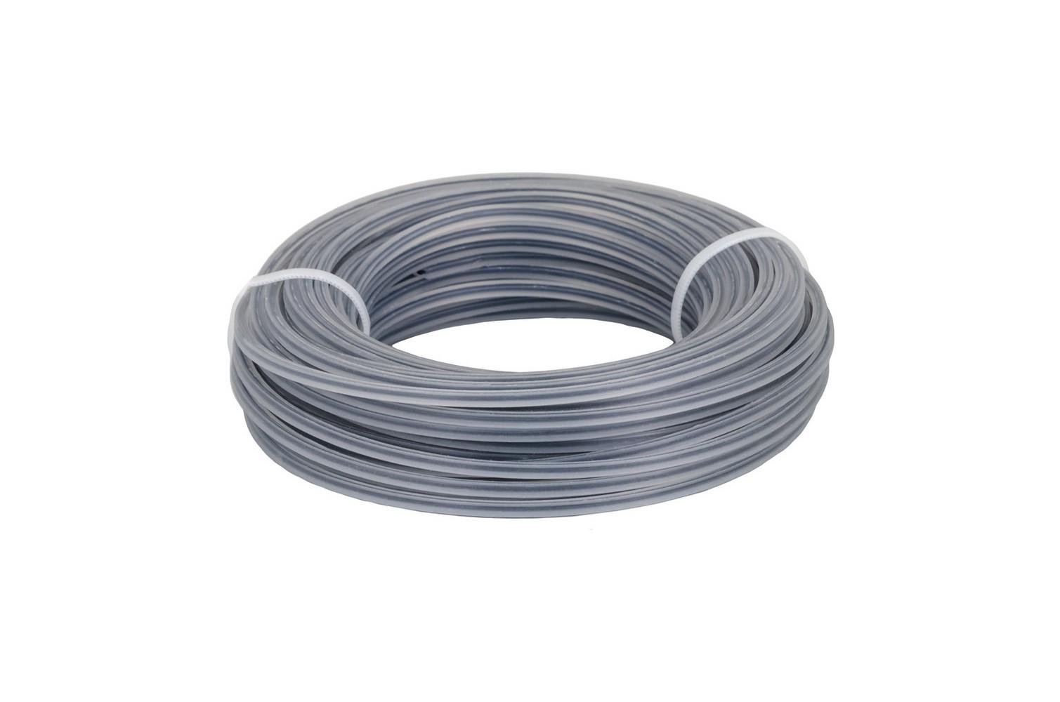 Волосінь для тримера MasterTool квадратна армована 2,40 мм х 15 м (19-1324)