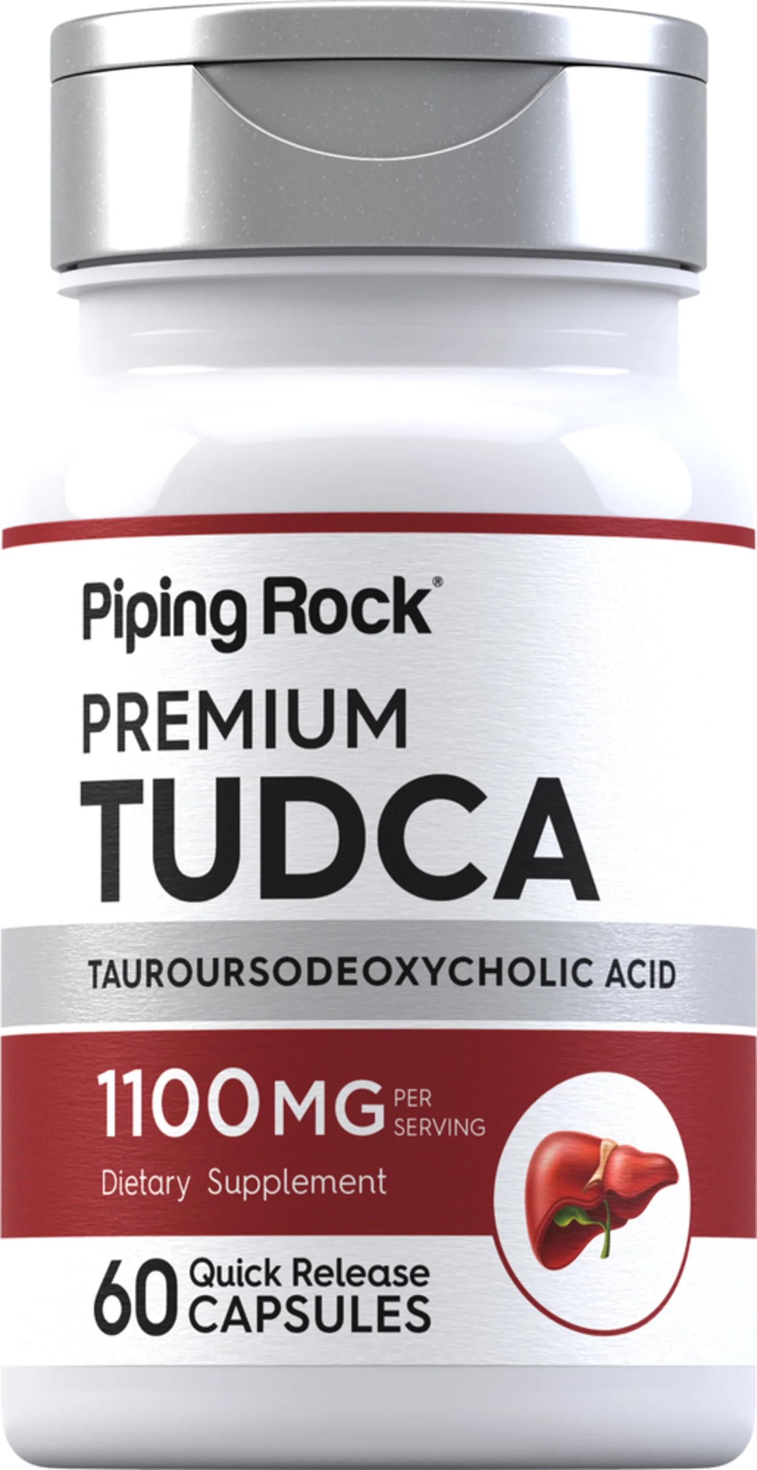 Таурурсодезоксихолевая кислота Piping Rock Tudca 1100 mg per serving 70 quick release capsules