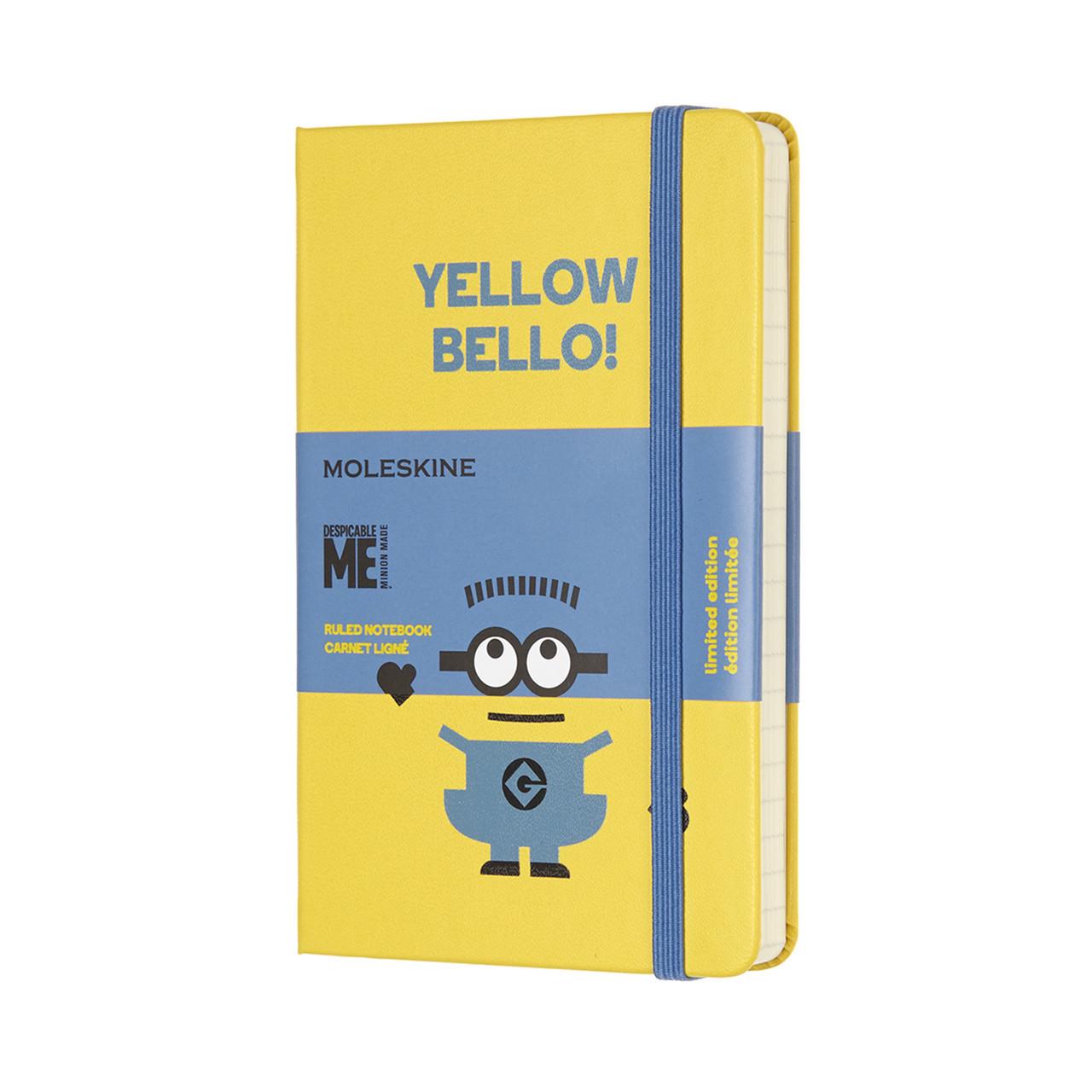 Блокнот Moleskine Limited Minions карманный 192 страницы желтый в линейку 9х14 см (8055002855365)