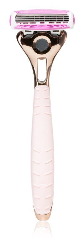 Женский станок для бритья Wilkinson Quattro For Woman Rosegold + дорожный футляр - фото 4