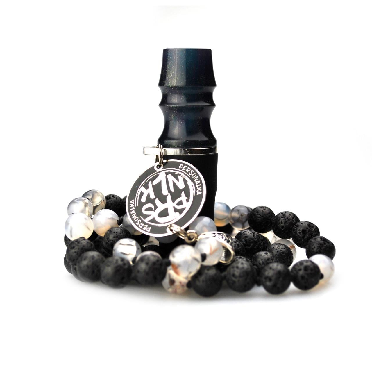 Мундштук персональный для кальяна Personalka Stone с бусами (ST077)