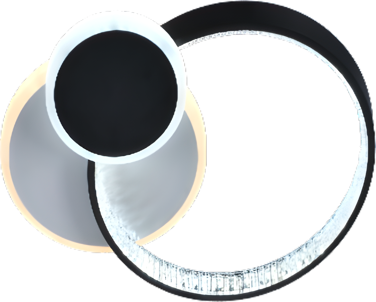 Люстра светодиодная Sirius C7034/450B WH BK 80 W акриловая