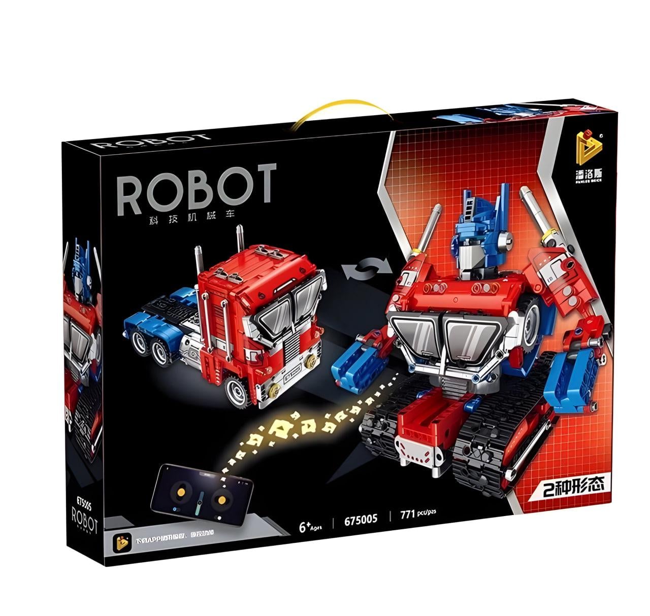 Конструктор детский Робот Оптимус Прайм 2в1 с пультом управления 771 дет. (675005) Конструктор детский Робот Оптимус Прайм 2в1 с пультом управления 771 дет. (675005)