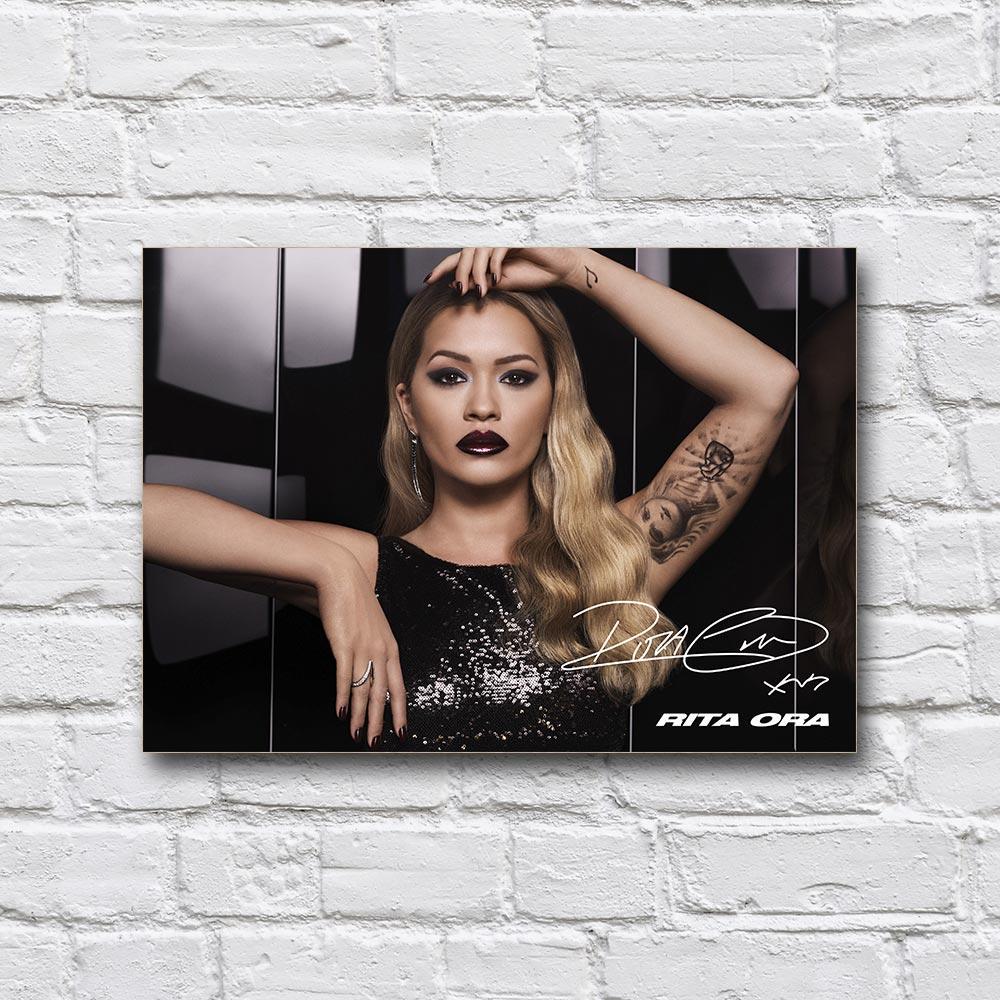Постер деревянный Рита Ора 210х297 мм (21263364)