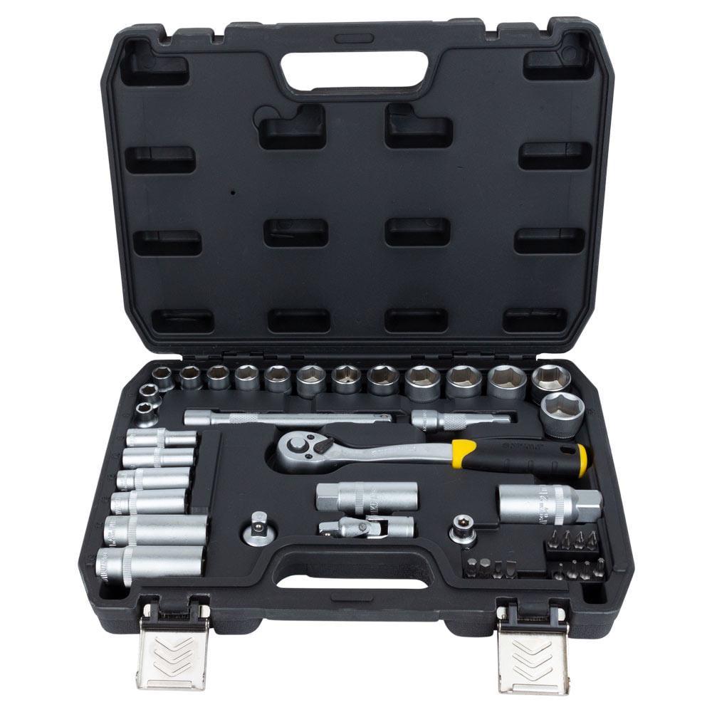 Набір насадок торцевих і біт Sigma CrV mid 3/8" 39 шт. (6003601) - фото 3 Набір насадок торцевих і біт Sigma CrV mid 3/8" 39 шт. (6003601) - фото 3