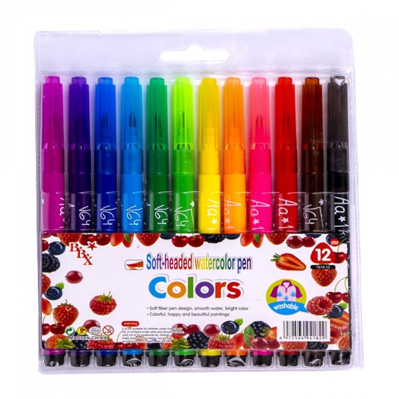Набір фломастерів Colors 1818-12 12 кольорів (RLT19631) - фото 1